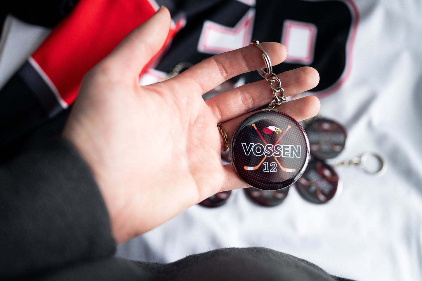 Custom Round Keychain